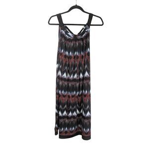 Avenue Halter Dress Boho Multicolor Midi Maxi Dress  Women 22/24
